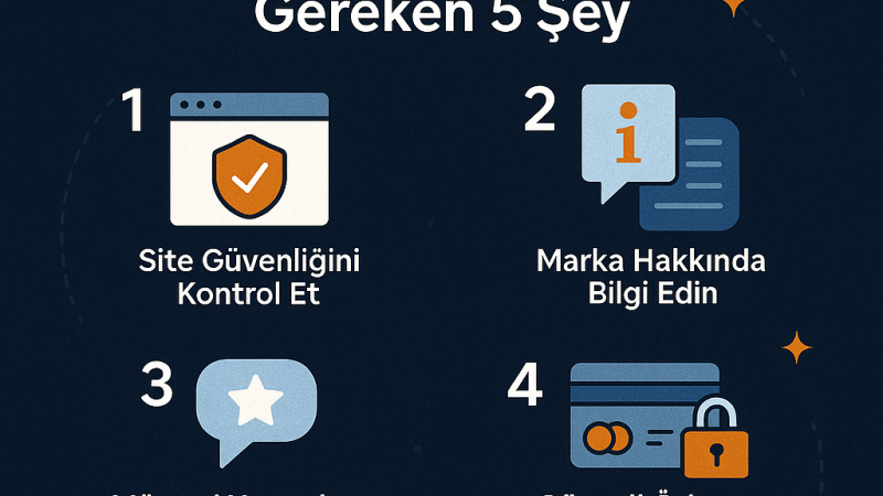 Online Alışverişte Dikkat Edilmesi Gereken 5 Şey