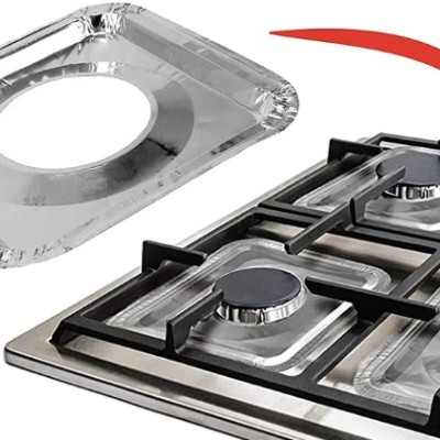 10 Adet Alüminyum Ocak Koruyucu Folyo