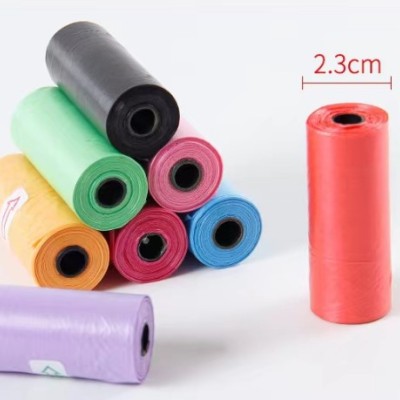 12'li Köpek Dışkı Poşeti Düz Renkli Set