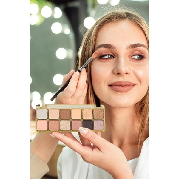 12'li Sedefli Ve Mat Far Paleti - 3'lü Set