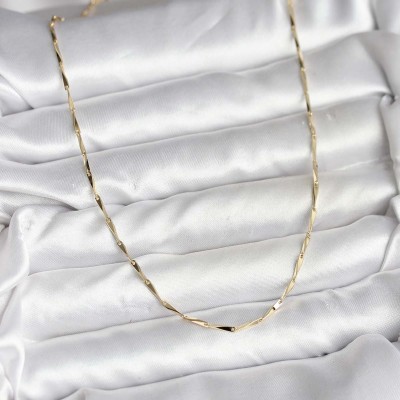 14K Gold Renk Kaplama CM Kadın Kolye