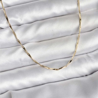 14K Gold Renk Kaplama CM Kadın Kolye