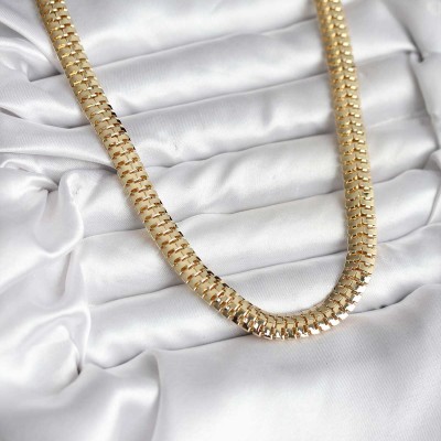 14K Gold Renk Kaplama Zincir Modelli CM Kadın Kolye