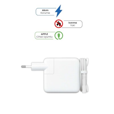 16.50V 3.65A MAGSAFE 1 65W APPLE İçin Laptop Adaptör