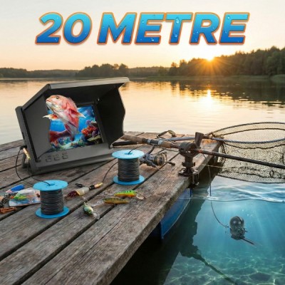 20 Metre Sualtı Balık Tutma Kamerası 