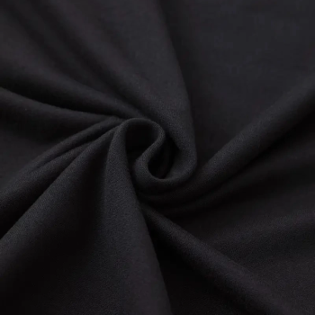 20/1 Penye Compack Baskılı Oversize Bisiklet Yaka Kısa Kol Yazlık T-shirt - Siyah -