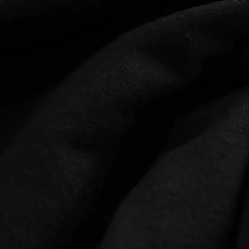 20/1 Penye Compack Baskılı Oversize Kısa Kol Bisiklet Yaka T-shirt - Siyah -