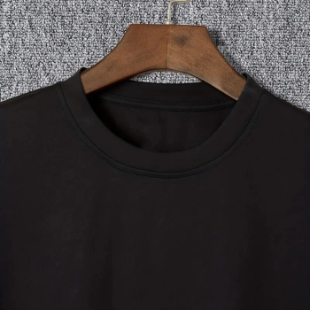 20/1 Penye Compack I TRIED TO WARN YOU. Baskılı Oversize Bisiklet Yaka T-shirt - Siyah -