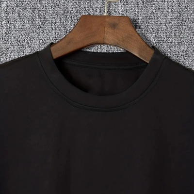 20/1 Penye Compack I TRIED TO WARN YOU. Baskılı Oversize Bisiklet Yaka T-shirt - Siyah -