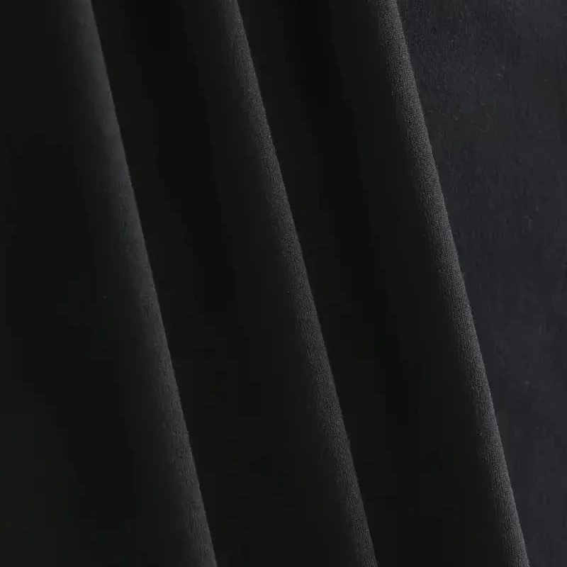 20/1 Penye Compack New York Baskılı Oversize Kısa Kol Bisiklet Yaka T-shirt - Siyah -