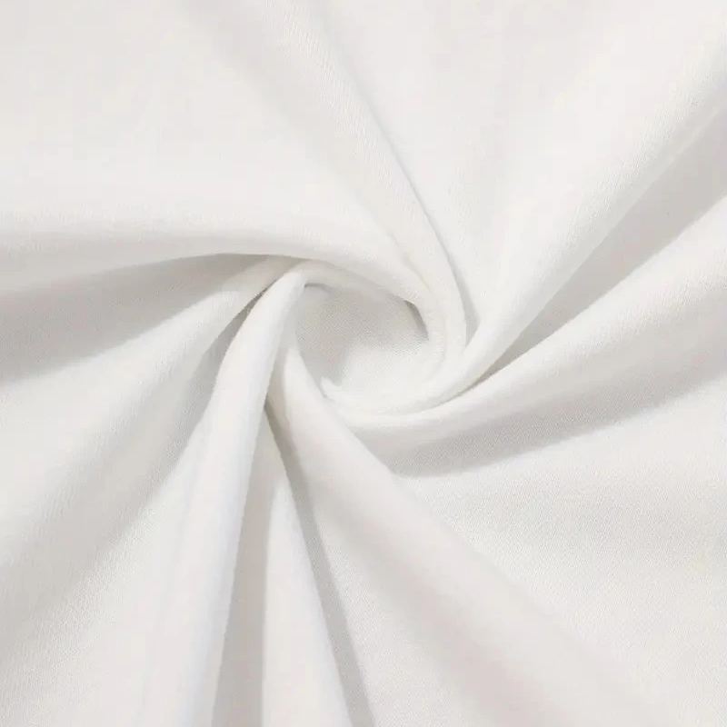 20/1 Penye Compack Sarj %1 Baskılı Oversize Bisiklet Yaka Kısa Kol Yazlık T-shirt - Beyaz -