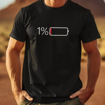 20/1 Penye Compack Sarj %1 Baskılı Oversize Bisiklet Yaka Kısa Kol Yazlık T-shirt - Siyah -