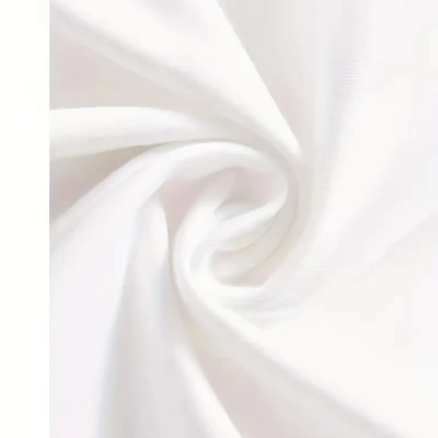 20/1 Penye Compack Start All Over Baskılı Oversize Bisiklet Yaka Kısa Kol Yazlık T-shirt - Beyaz -