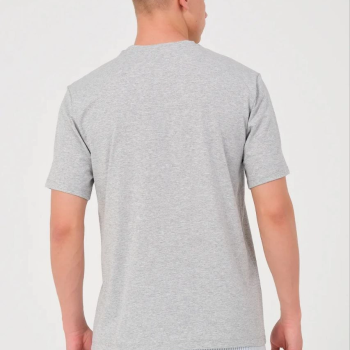 24/1 Düz A Kalite Oversize T-shirt - Gri