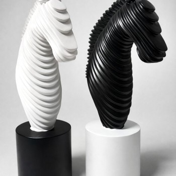 25x14 cm Özel Tasarım Polyester At Büstü 