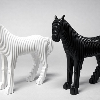 28x27 cm Özel Tasarım Polyester At Figürü 