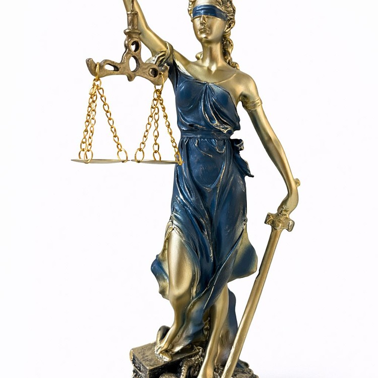 28x8 cm Polyester Adalet Biblosu 