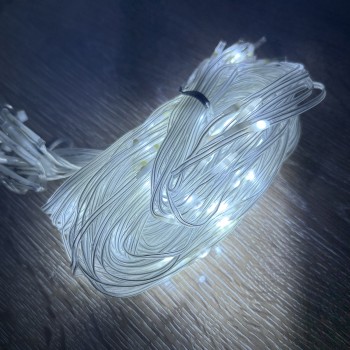 2x2 Perde 192 LED Beyaz Işık - 8 Fonksiyonlu