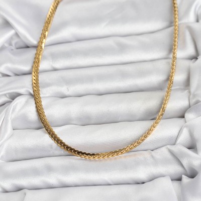 316L Çelik Gold Renk Zincir Kadın Kolye