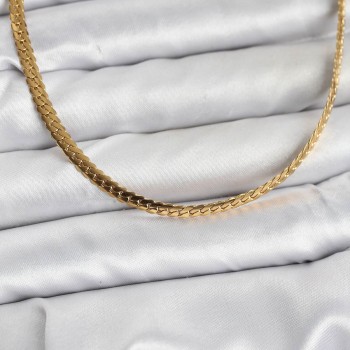 316L Çelik Gold Renk Zincir Kadın Kolye