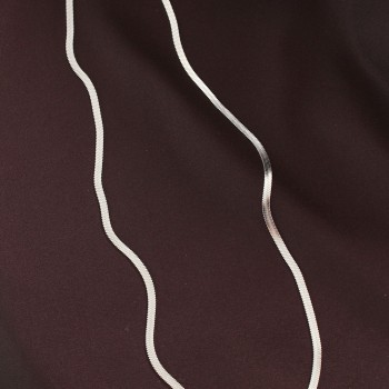 316L Çelik Gümüş Renk 60 cm İtalyan Zincir Kolye