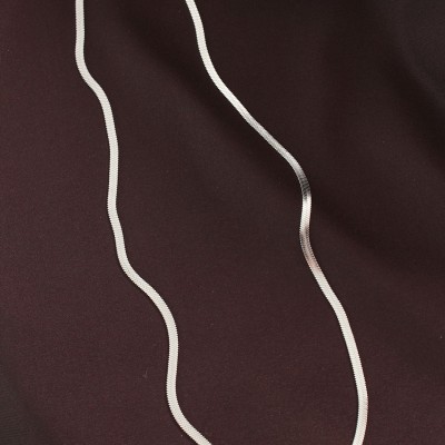 316L Çelik Gümüş Renk 60 cm İtalyan Zincir Kolye