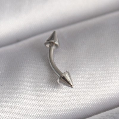 316L Çelik Gümüş Renk Çivi Model Piercing