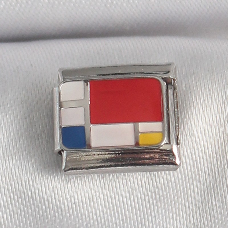 316L Çelik Gümüş Renk Karışık Renk Portre Model Nomination Charm