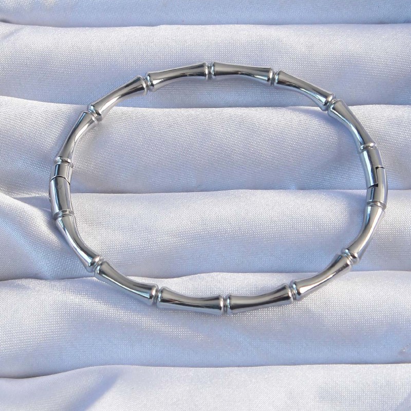 316L Çelik Gümüş Renk Kemik Model Bileklik