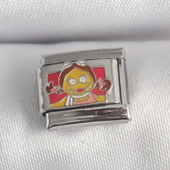 316L Çelik Gümüş Renk Renkli Çocuk İşlemeli Nomination Charm