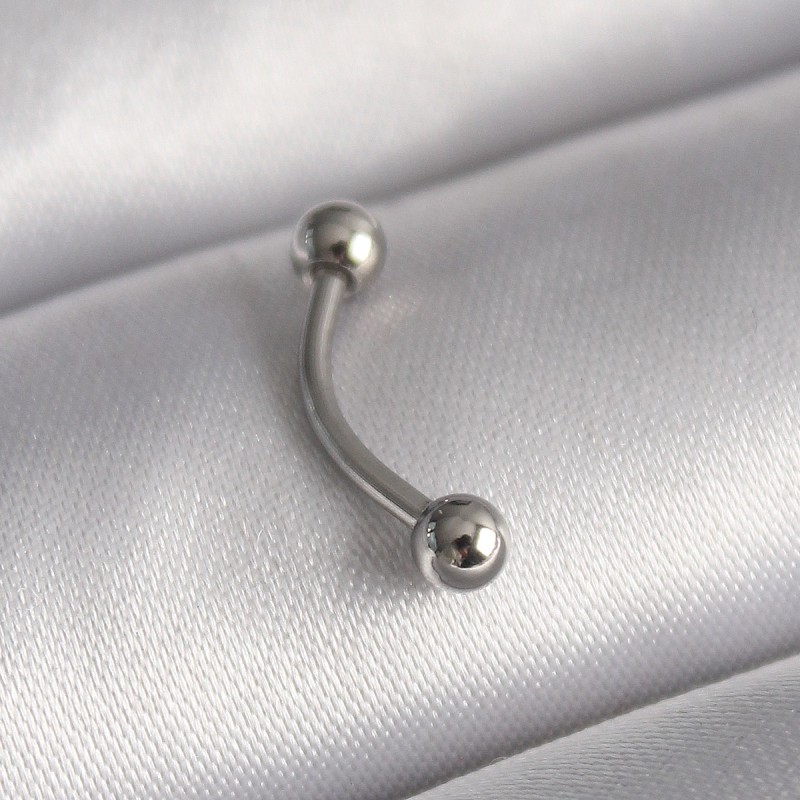 316L Çelik Gümüş Renk Topçuk Model Piercing