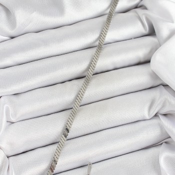 316L Çelik Gümüş Renk Yassı Zincir Model Kadın Bileklik