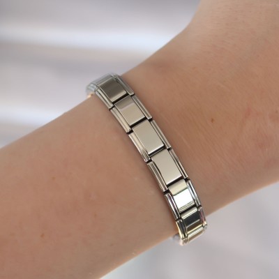 316L Çelik Gümüş Renk Yazısız Nomination Model Kadın Bileklik