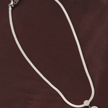 316L Çelik İtalyan Zincir Kalp Kolye