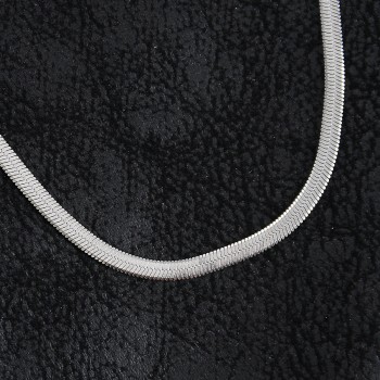 316L Çelik Klasik İtalyan Zincir Model Gümüş Renk Erkek Kolye