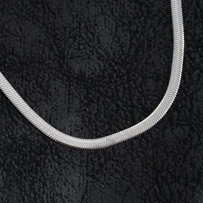 316L Çelik Klasik İtalyan Zincir Model Gümüş Renk Erkek Kolye