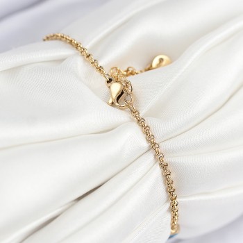 316L Çelik Nazar Boncuğu Model Gold Renk Kadın Bileklik