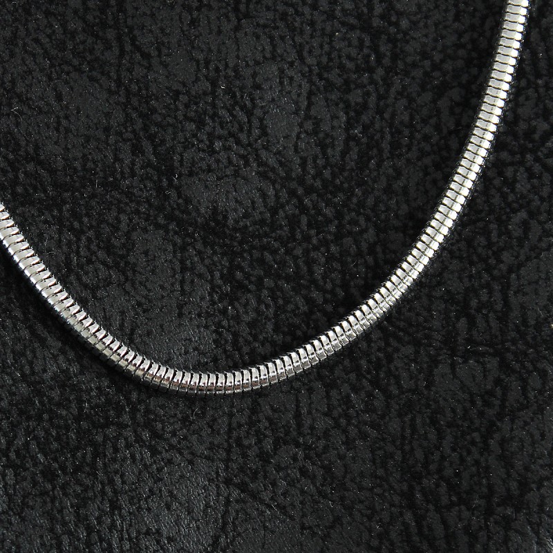 316L Çelik Oval İtalyan Zincir Model Gümüş Renk Erkek Kolye