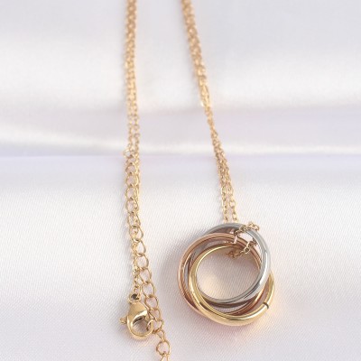 316L Çelik Zincir Çoklu Renk Model Kolye