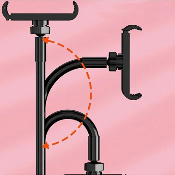 360 Derece Oynar Masaüstü Akrobat Telefon Tutucu 