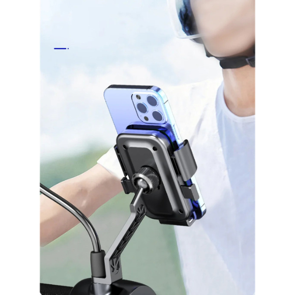360° Dikiz Aynası Bisiklet Motosiklet Telefon Tutucu 
