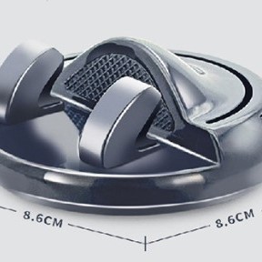 360° Dönebilen Yapışkanlı Numaratörlü Araç Telefon Tutucu 