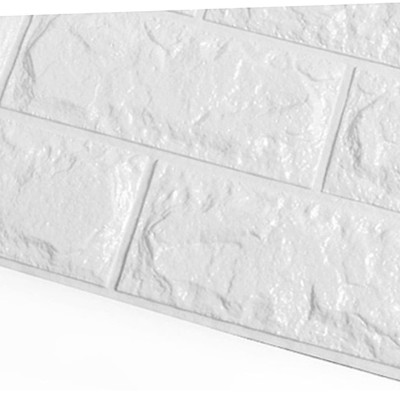 3D Tuğla Desenli Kendinden Yapışkanlı Duvar Paneli 58x38 cm