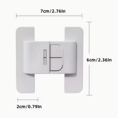 4 Adet Buzdolabı Çekmece ve Dolap Kapağı Çocuk Kilidi