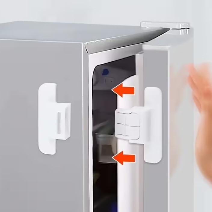 4 Adet Buzdolabı Çekmece ve Dolap Kapağı Çocuk Kilidi