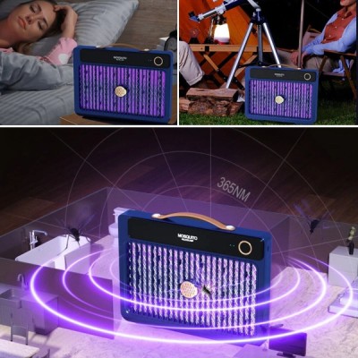 4000mAh Şarj Edilebilir Kablosuz Yüksek Güçlü Elektrikli Sivrisinek Öldürücü 