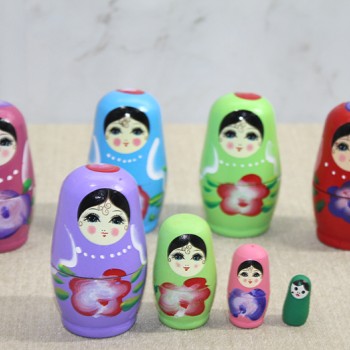 4'lü Ahşap Matruşka Seti 