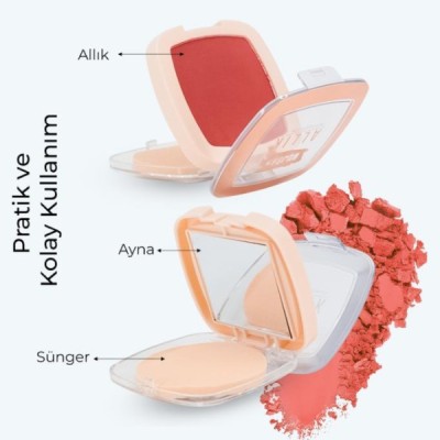 4'lü Aynalı Allık Seti 