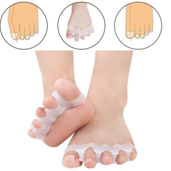 5 PARMAK AYIRAN GEÇMELI MAKARA BEYAZ RENK