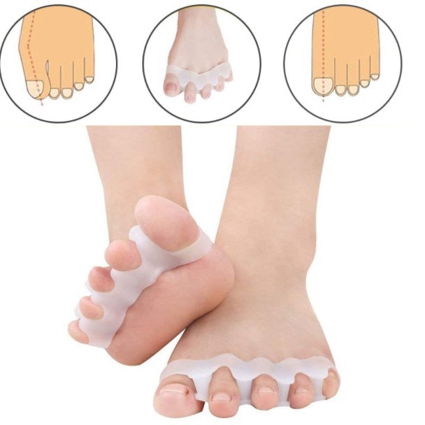 5 PARMAK AYIRAN GEÇMELI MAKARA BEYAZ RENK